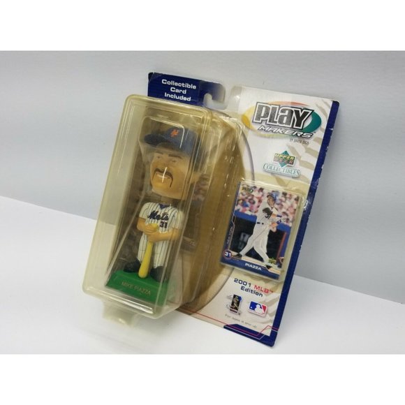 MLB Baseball Mike Piazza 31 NY Mets Bobblehead Collectible Card Also 2001 MLB - Picture 3 of 11